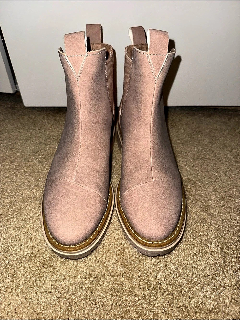 TOMS Chelsea Boot Women's Ankle Boots Pink